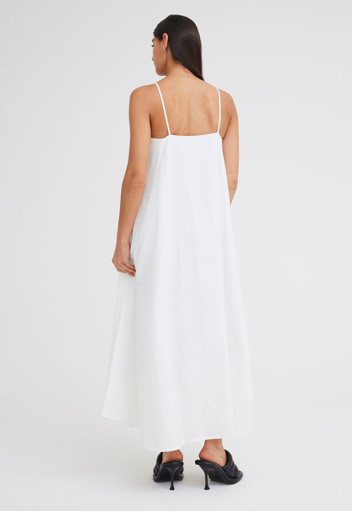 Jac+Jack Dara Linen Dress - White